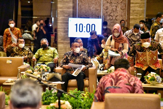Gubernur Sumut, Edy Rahmayadi, menyampaikan 10 program kepada Bappenas