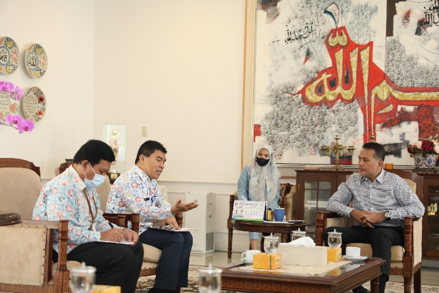 Wagub Sumut, Musa Rajekshah, menerima kunjungan Kepala BKKBN Sumut, M. Irzal
