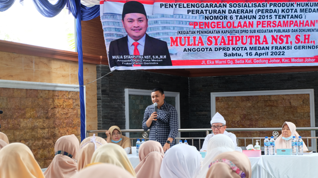 Anggota DPRD Medan Fraksi Gerindra, Mulia Syahputra Nasution