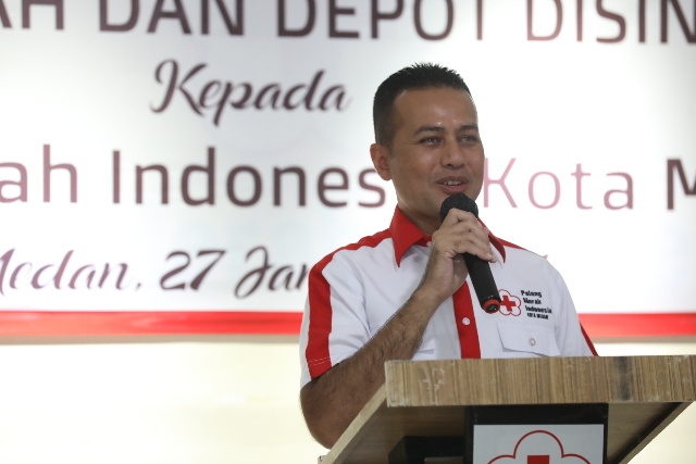 Ketua PMI Kota Medan, Musa Rajekshah (Ijeck)