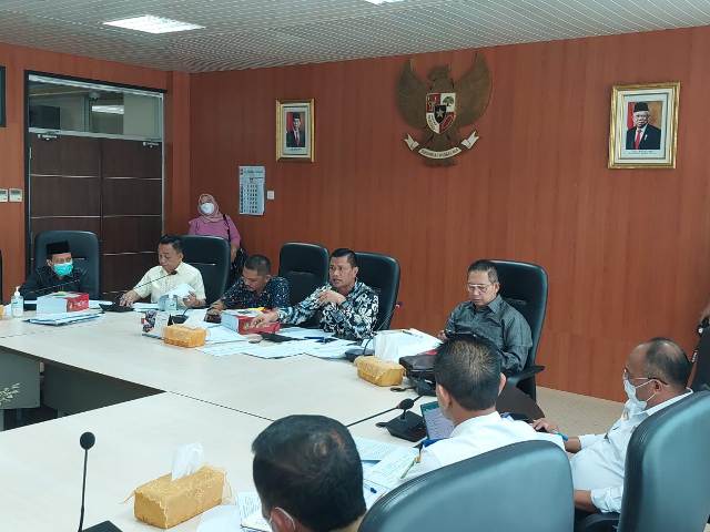 Pansus LKPj DPRD Medan melakukan pembahasan lanjutan LKPj dengan Dinas Perhubungan Kota Medan 1