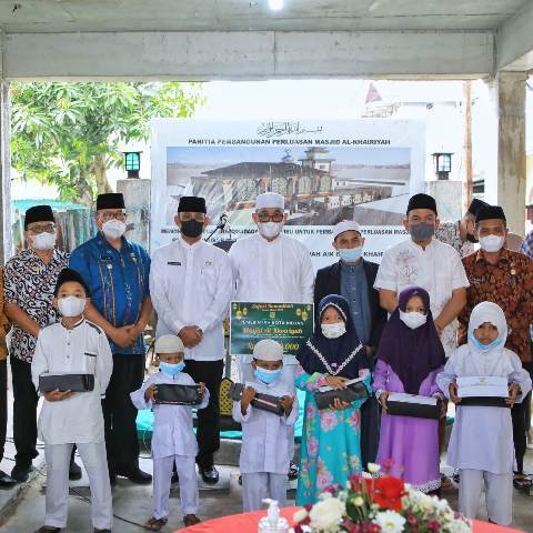 Sekda Kota Medan, Wiriya Alrahman, safari ramadhan di masjid khairiyah, Jalan Karya Setuju Medan Barat