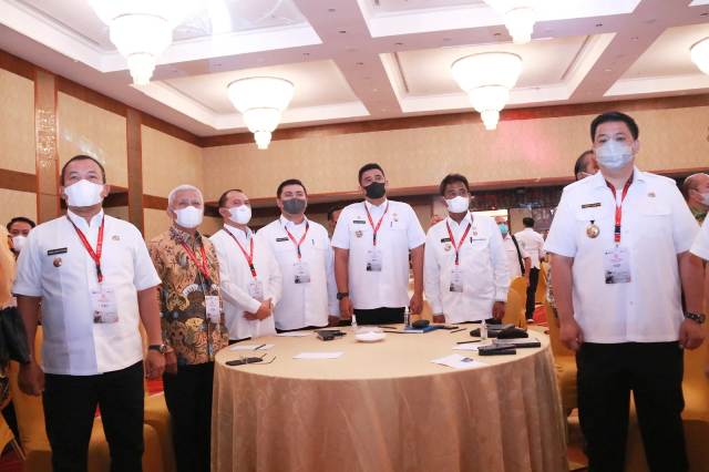 Wali Kota Medan, Bobby Nasution menghadiri Roving Seminar Kekayaan Intelektual di JW Marriot Medan