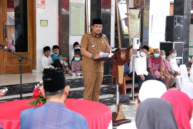 Wali Kota Medan, Bobby Nasution, safari ramadhan di Medan Baru
