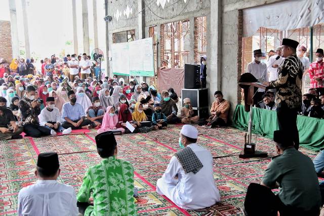 Wali Kota Medan, Bobby Nasution, safari ramadhan di masjid silaturahim Griya Martubung