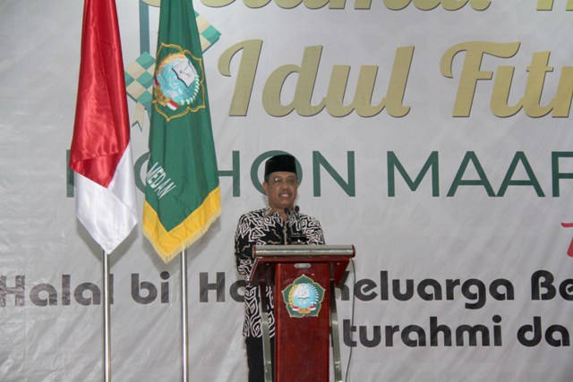 Kadis Kominfo Sumut, Kaiman Turnip, pada halal bi halal UIN SU