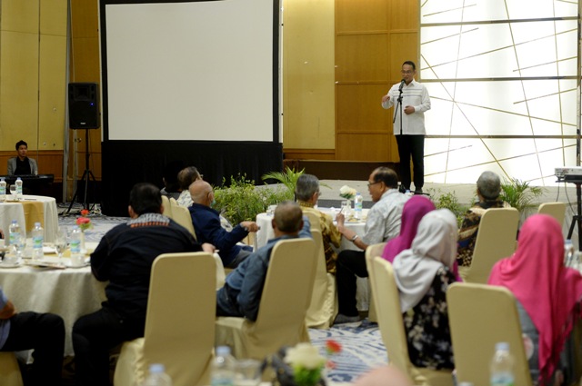 Sekda Sumut, Afifi Lubis, menghadiri halalbihalal pejabat purna tugas Pemprov Sumut