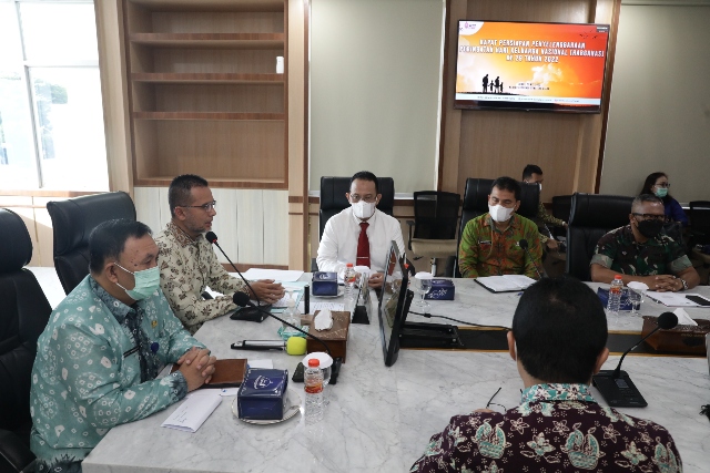 Wagub Sumut, Musa Rajekshah, memimpin rapat persiapan Sumut menjadi tuan rumah Harganas
