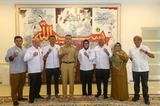 Wagub Sumut, Musa Rajekshah, menerima kunjungan PJSI