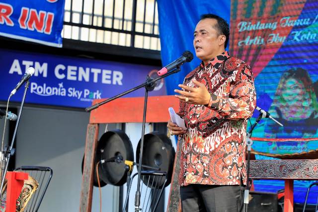 Wakil Wali Kota Medan, Aulia Rachman, menghadiri pembukaan Polonia Sky Park