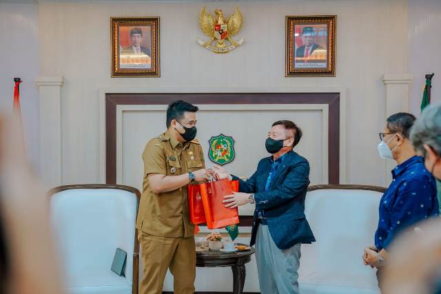 Wali Kota Medan, Bobby Nasution, menerima kunjungan SITE