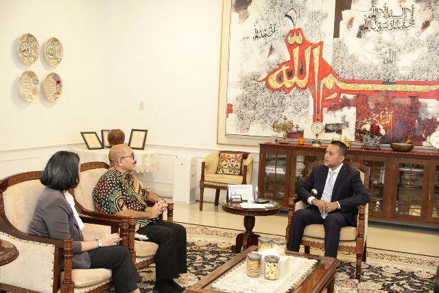 Wagub Sumut, Musa Rajekshah, menerima audiensi Dirut PT HIN Iswandi Said
