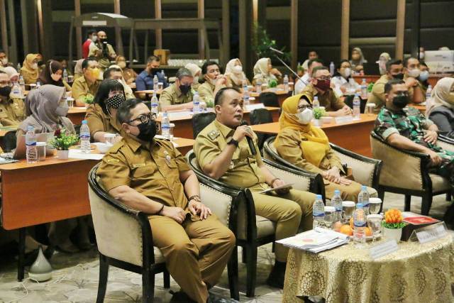 Wakil Wali Kota Medan, Aulia Rachman, pada hybrid Kota Layak Anak