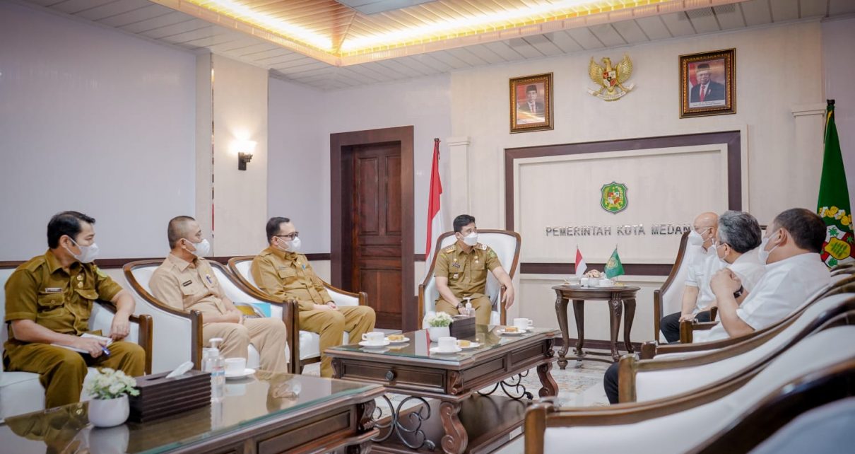 Wali Kota Medan, Bobby Nasution, menerima audiensi RS Setiabudi