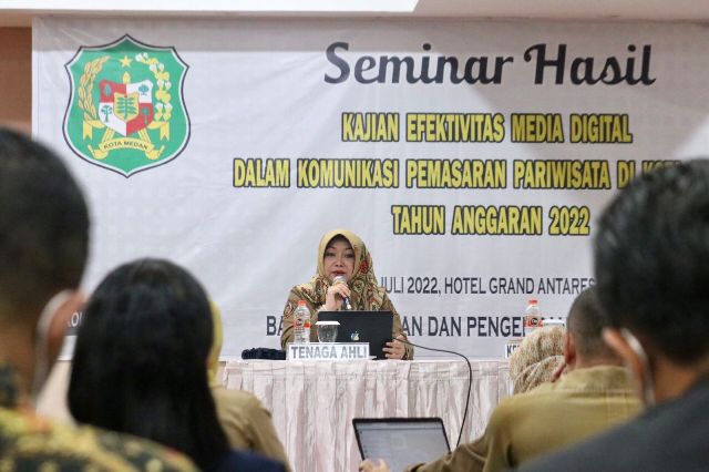 Balitbang Kota Medan menggelar seminar sehari pemanfaatan tekhnologi digital dalam pengembangan pariwisata