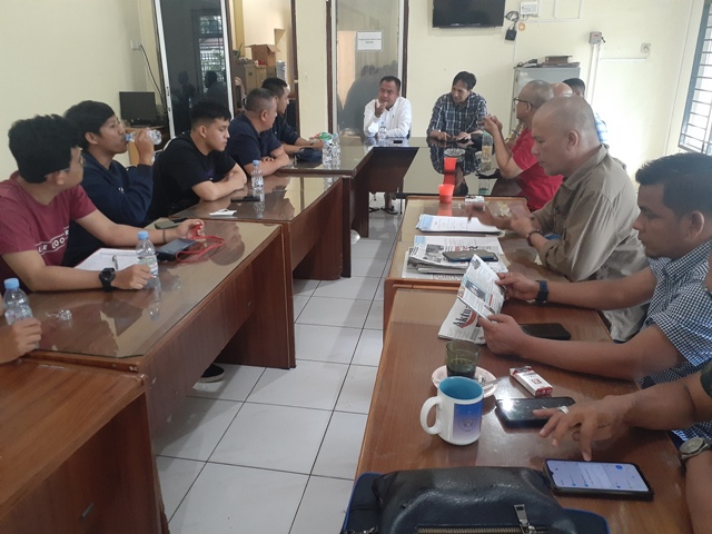Komunitas Sukter Medan beraundiensi ke Kantor PWI Sumut