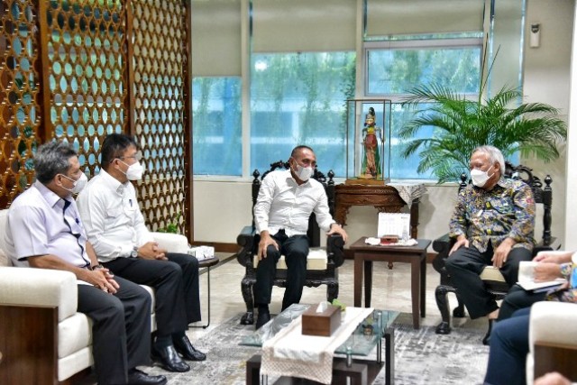 Gubernur-Sumut-Edy-Rahmayadi-menemui-Menteri-PUPR-Basuki-Hadimuljono-di-Jakarta