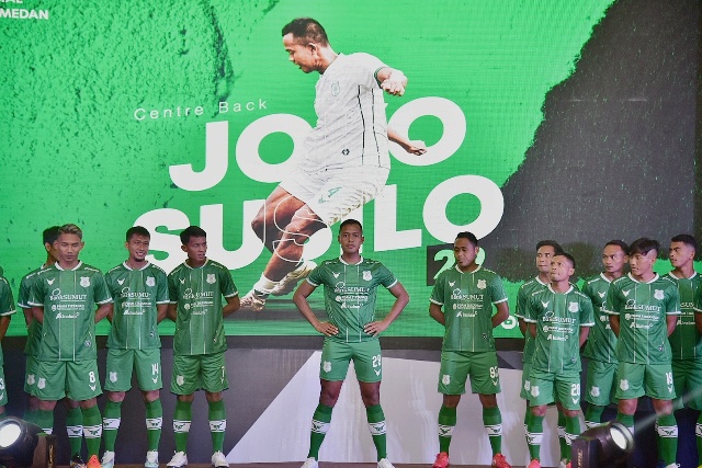 Pemain dan jersey PSMS Medan dikenalkan untuk berlaga di Liga 2