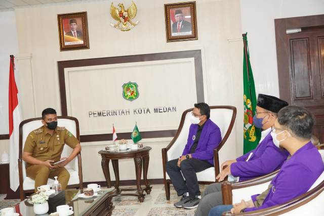 Wali Kota Medan, Bobby Nasution, menerima kunjungan PDGI Kota Medan