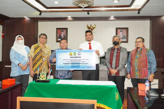Wali Kota Medan, Bobby Nasution, menerima kunjungan PT SMF