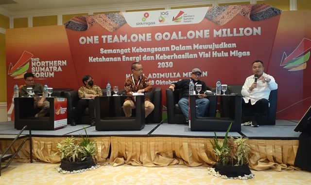 Ketua PWI Sumut, Farianda Putra Sinik, menjadi narasumber pada 2nd Northern Sumatra Forum