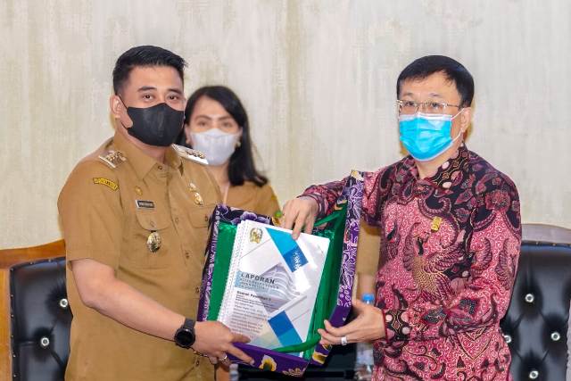 Wali Kota Medan, Bobby Nasution, menyampaikan R-APBD 2023