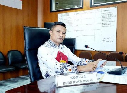Anggota DPRD Medan Fraksi Gerindra, Haris Kelana Damanik