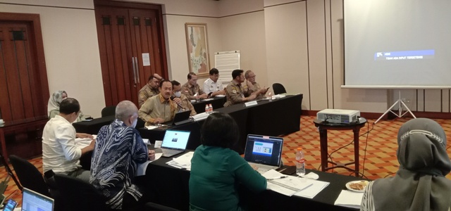 Sekda Sumut, Arief S Trinugroho, memaparkan keterbukaan infromasi publik di KIP Pusat