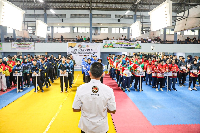Wagub Sumut, Musa Rajekshah, menutup Cabor Taekwondo Porprovsu XI
