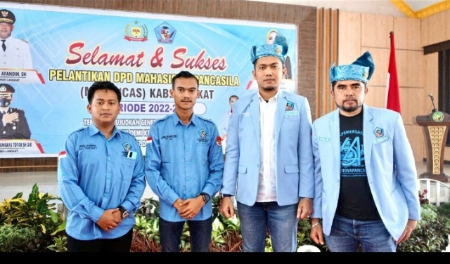 Pengurus DPD Mapancas Langkat periode 2022-2025 yang dilantik