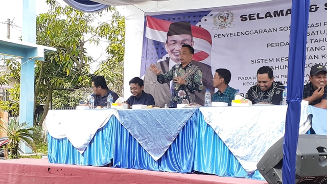 Anggota DPRD Medan Fraksi PAN, Sudari, menggelar Sosper 1 TA 2023
