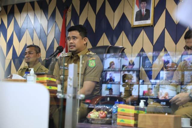 Wali Kota Medan, Bobby Nasution, melaksanakan Rakor bersama OPD & Camat terkait Pelaksanaan Kegiatan tahun 2023