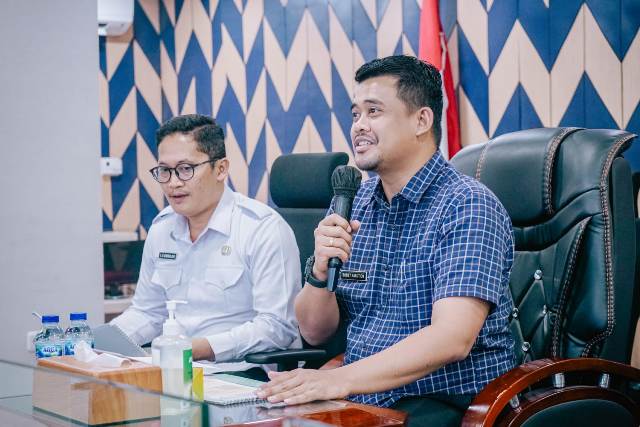 Wali Kota Medan, Bobby Nasution, mengikuti wawancara dan penilaian kandidat Paritrana Award Tahun 2022 Provinsi Sumut