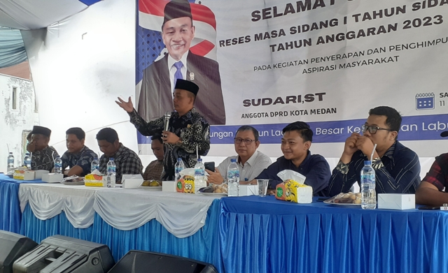 Anggota DPRD Medan Fraksi PAN, Sudari, melaksanakan Reses Masa Sidang I Tahun Sidang ke IV TA 2023