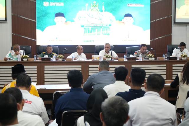 Asisten Pemerintahan Kota Medan, Muhammad Sofyan, memimpin rapat persiapan MTQN ke 56 tingkat Kota Medan