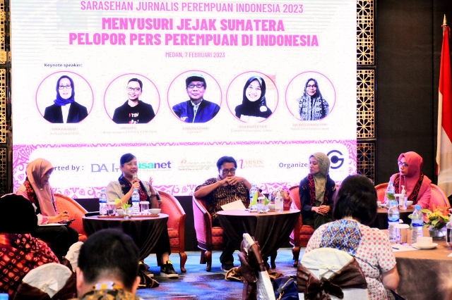Sarasehan Jurnalistik Perempuan Indonesia pada HPN 2023 di Medan