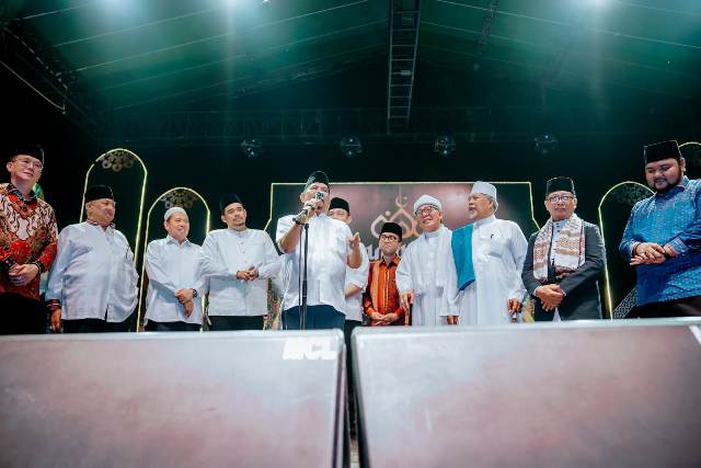 Rahudman Harahap memberi sambutan pada pembukaan Ramadhan Fair XVII tahun 2023