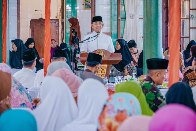 Sekda Medan, Wiriya Alrahman, Safari Ramadan di Masjid Miftahul Huda, Jalan Titi Kuning, Kecamatan Medan Johor