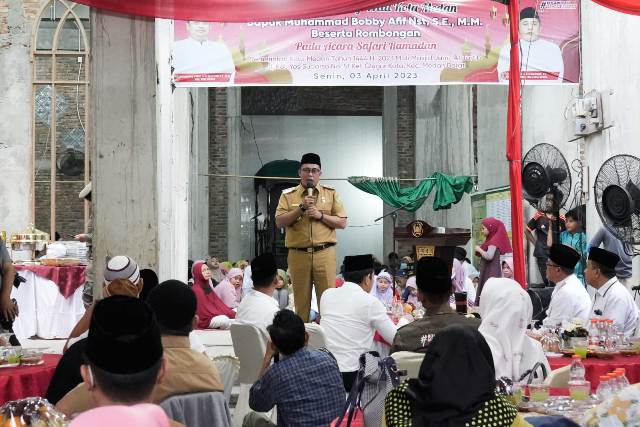 Wakil Wali Kota Medan, Aulia Rachman, Safari Ramadan di Masjid Jami'at Tartib Jalan Yos Sudarso Medan Barat