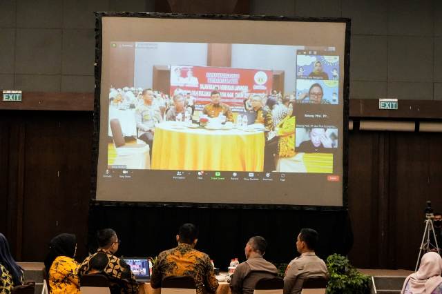 Wali Kota Medan, Bobby Nasution, mengukuti Verifikasi Lapangan Hybrid Evaluasi Kota Layak Anak Tahun 2023