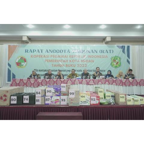 Rapat anggota tahunan Korpri Pemkot Medan