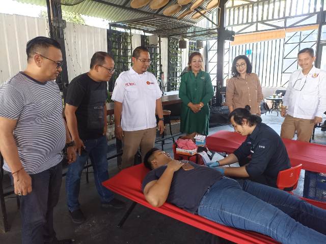 Gerakan Kristiani Indonesia Raya Medan gelar donor darah