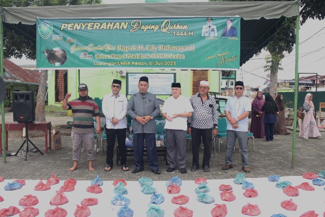 Pemprov Sumut Kurban di Alwasliyah Sumut pada Hari Raya Idul Adha 1444 H