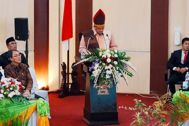 Wali Kota Medan, Bobby Nasution, pada sidang paripurna istimewa DPRD peringatan HUT 433 Kota Medan