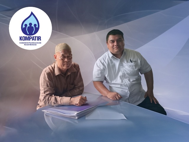 Ketua Umun Kompatir, DR T Riza Zarzani SH MH (Kanan) dan Sekretaris Kompatir, H Harist Lubis SE (Kiri)