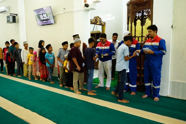 Pertamina EP Pangkalan Susu berikan santunan