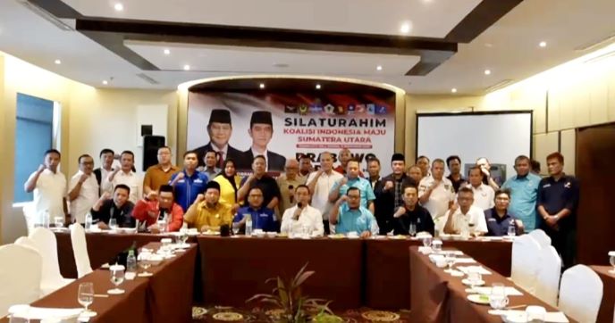 Parpol pengurus Prabowo-Gibran gelar pertemuan di Medan