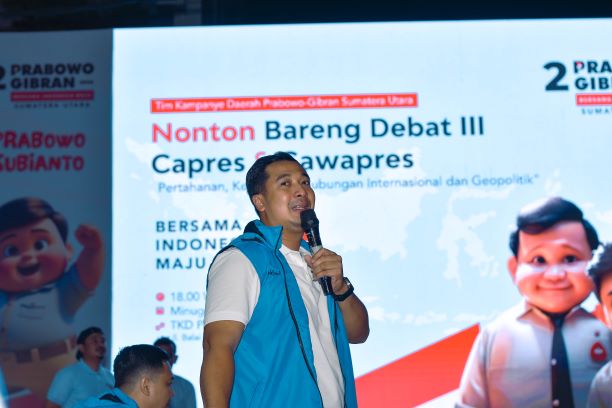 Ketua TKD Prabowo-Gibran Sumut, Ade Jona Prasetyo