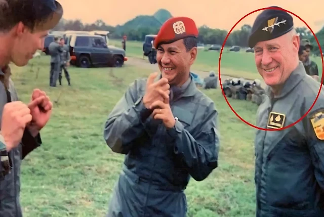 Prabowo Subianto bersama Jenderal Amerika
