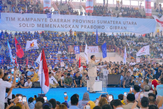Prabowo Subianto konsolidasi dengan TKD & relawan di Sumut